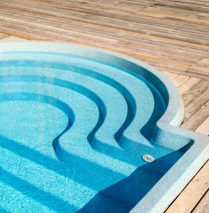 Fiberglass pools in Texas